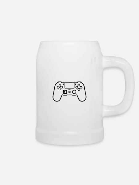 Videospiel-Controller - Bierkrug - Weiß