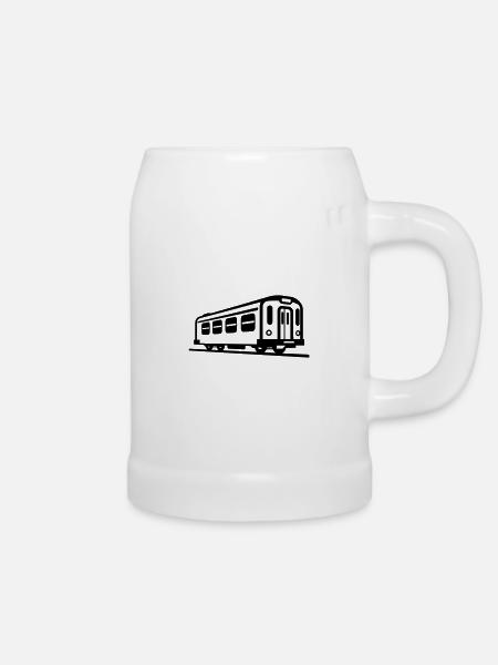 U-Bahn - Bierkrug - Weiß