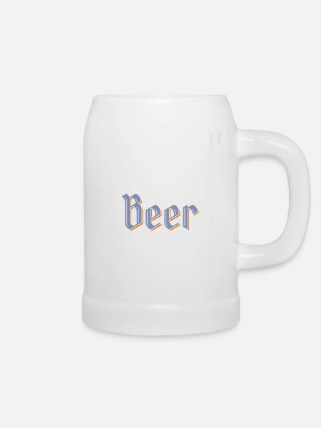 Beer - Bierkrug - Weiß