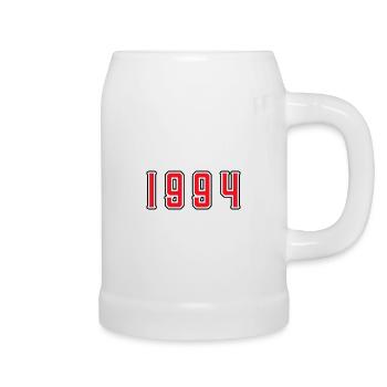 1994 year birthday - Beer Mug - white - Right