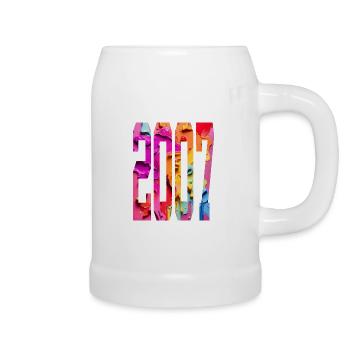 BUNT 19TH BIRTHDAY 2007 - Beer Mug - white - Right