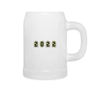 2022 Year Number - Beer Mug - white - Right
