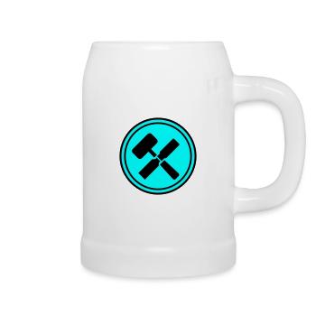 Tool Icon - Beer Mug - white - Right