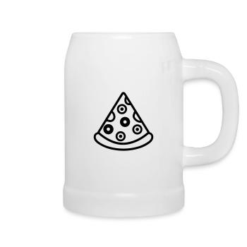 Pizza slice - Beer Mug - white - Right