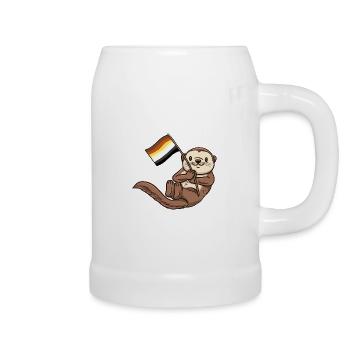 Seeotter Gay Bear Pride - Bierkrug - Weiß - Rechts