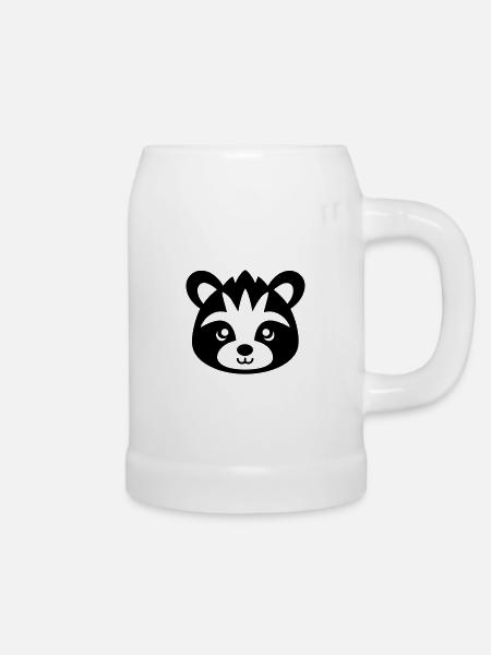 Kleiner Panda - Bierkrug - Weiß