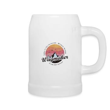 Vintage-Bibelverse - Waymaker Promise Keeper - Bierkrug - Weiß - Rechts