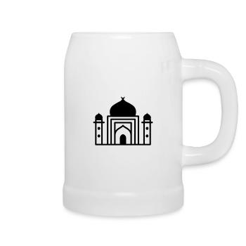 Moschee - Bierkrug - Weiß - Rechts