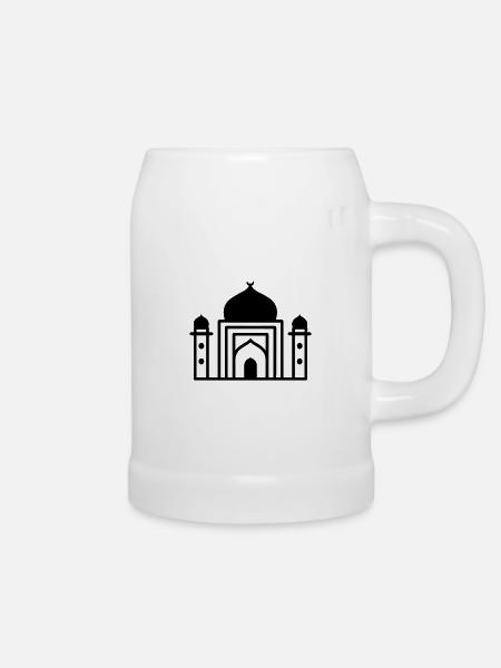Moschee - Bierkrug - Weiß