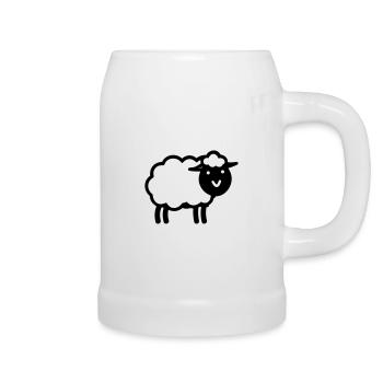sheep - Beer Mug - white - Right