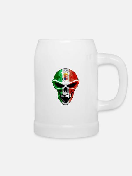 italy - Bierkrug - Weiß