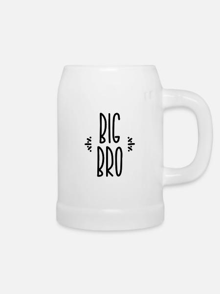big bro - Bierkrug - Weiß