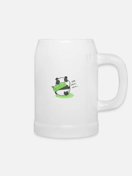 Panda - Bierkrug - Weiß