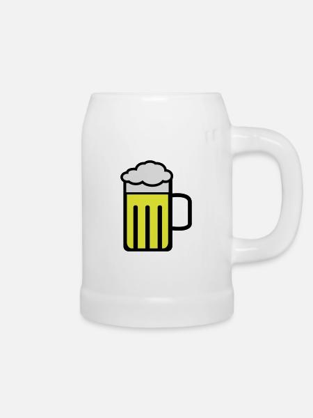 beer - Bierkrug - Weiß
