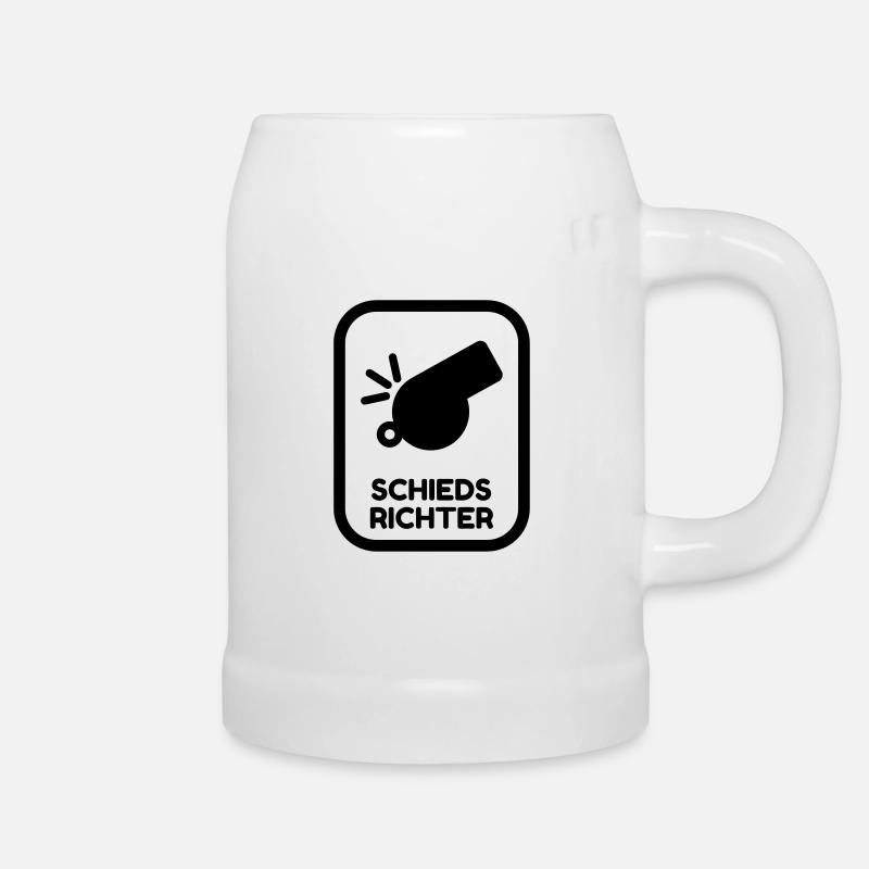 Schiedsrichter / Sport / Schiedsrichterin / - Bierkrug - Weiß