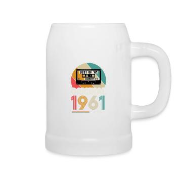 Vintage 1961 born Vintage Best of '61 - Beer Mug - white - Right