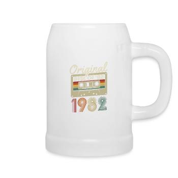 Original 1982 naissance naissance rétro anniversaire - Chope en céramique - blanc - Droite