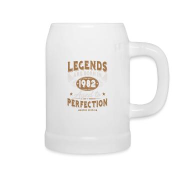 Né en 1982 Legends Cadeau d’anniversaire - Chope en céramique - blanc - Droite