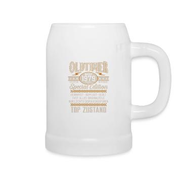 Oldtimer Baujahr Jahrgang 1979 Geburtstag Geschenk - Bierkrug - Weiß - Rechts