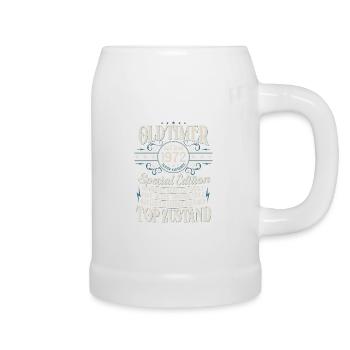 Oldtimer Baujahr Jahrgang 1972 Geburtstag Geschenk - Bierkrug - Weiß - Rechts