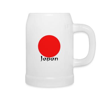 Japan - Bierkrug - Weiß - Rechts