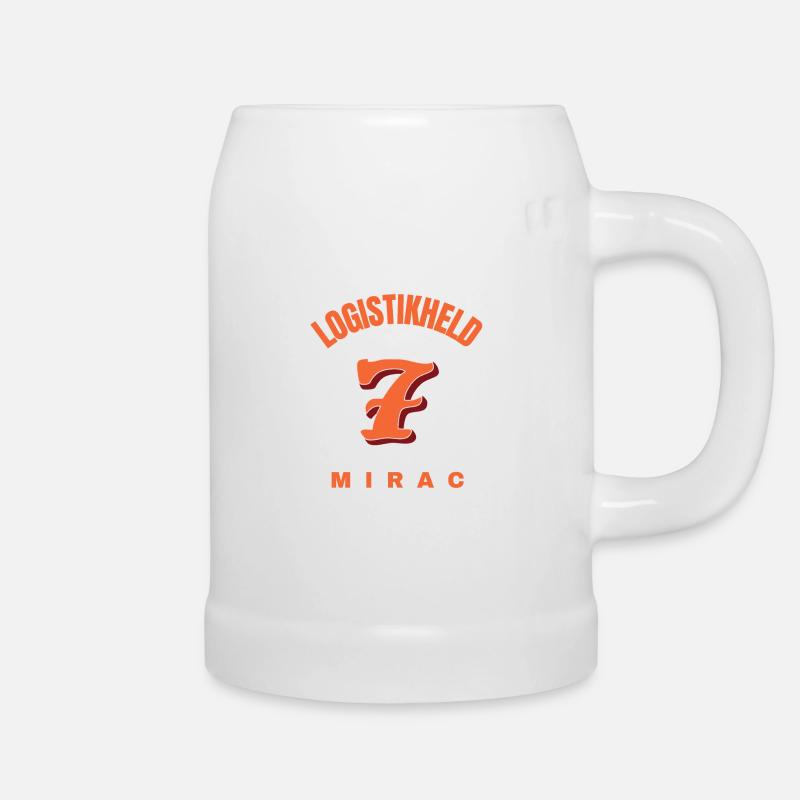 LOGISTIKHELD 7 MIRAC - Bierkrug - Weiß