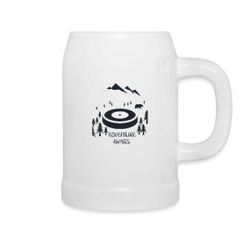 ADVENTURE AWAITS - Beer Mug - white - Right