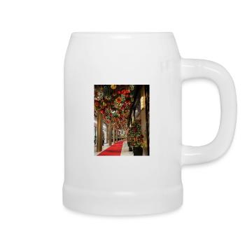 Noël - Chope en céramique - blanc - Droite