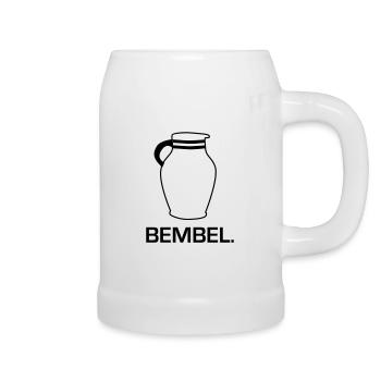 Bembel Design #Frankfurt am Meer #069 #FFM - Bierkrug - Weiß - Rechts