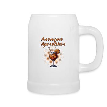 Anonyme Aperoliker - Bierkrug - Weiß - Rechts
