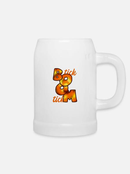 tick tick BOOM - Bierkrug - Weiß
