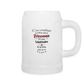Veterinary Princess - Beer Mug - white - Right