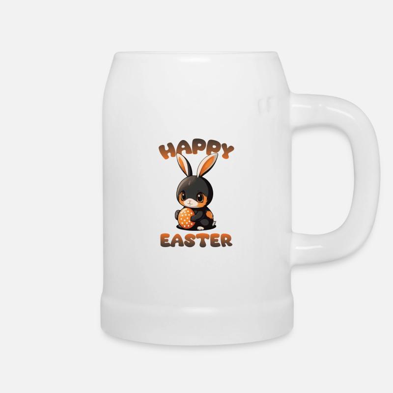 Happy Easter Osterhase - Bierkrug - Weiß