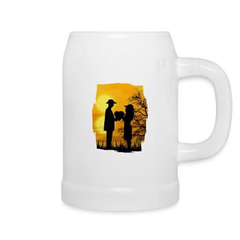 valentine - Beer Mug - white - Right
