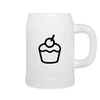 Cupcake - Beer Mug - white - Right