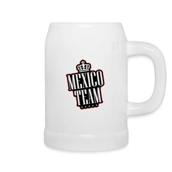 Mexico Team - Beer Mug - white - Right