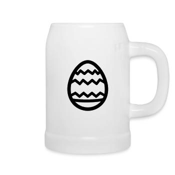 Egg - Beer Mug - white - Right
