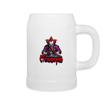 Clown spin - Beer Mug - white - Right