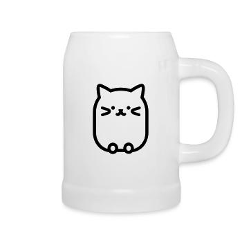 kitten - Beer Mug - white - Right