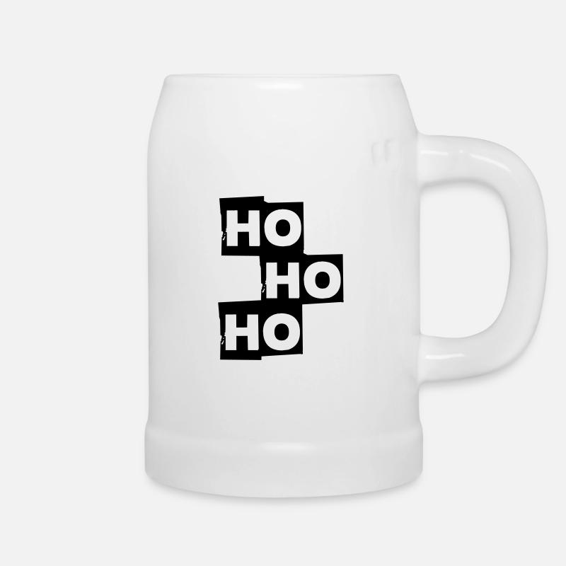 Ho ho ho Christmas - Beer Mug - white