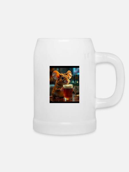 Didimaus69 - Bierkrug - Weiß