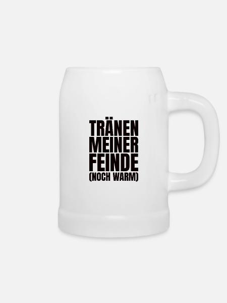 Tränen meiner Feinde - Bierkrug - Weiß