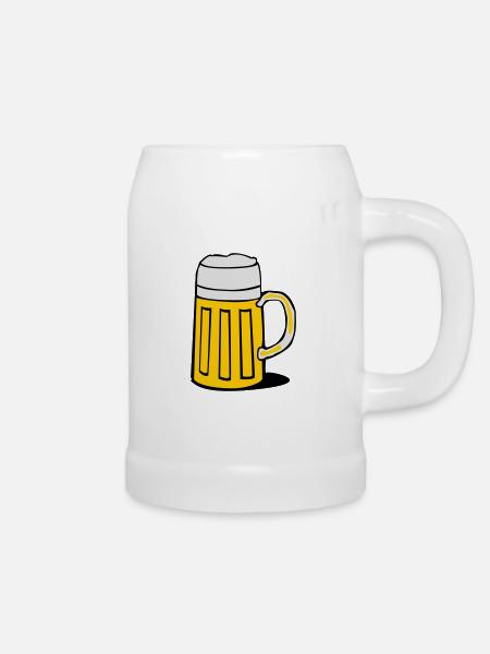 bier - Bierkrug - Weiß