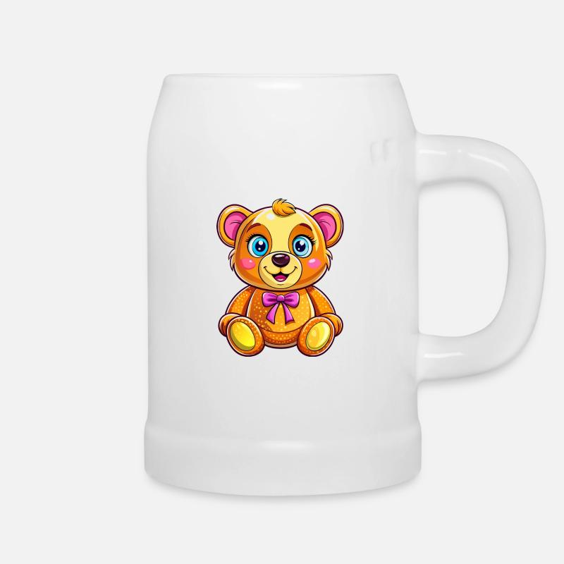 Süßer Teddy - Bierkrug - Weiß