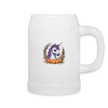 halloween pony - Beer Mug - white - Right