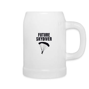 Future Skydiver Funny Skydiving Instructor - Chope en céramique - blanc - Droite