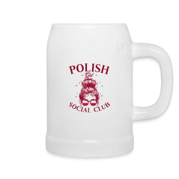 Femme Social Club Fille Polonaise - Bierkrug - Weiß - Rechts