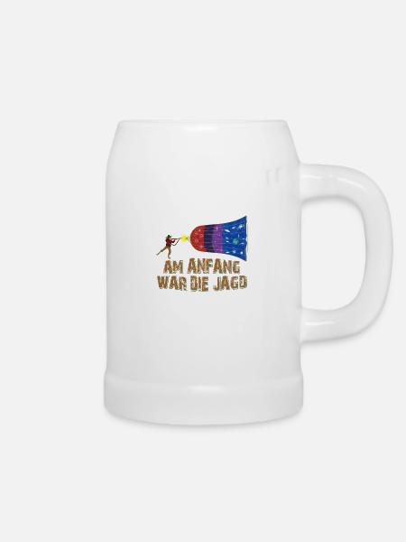 Jagd Big Bang - Bierkrug - Weiß