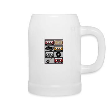 40 Jahre der Musik - Bierkrug - Weiß - Rechts