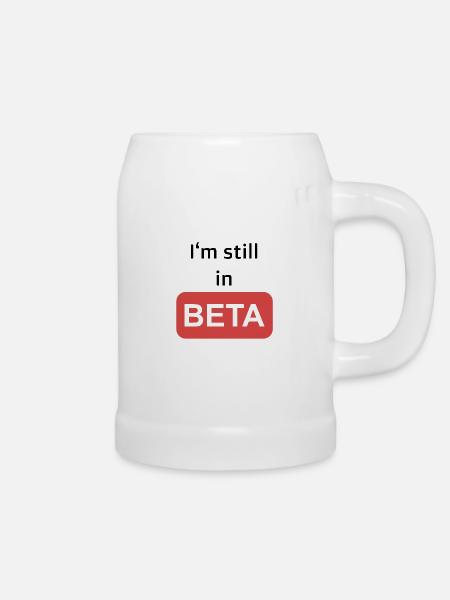 Beta - Bierkrug - Weiß